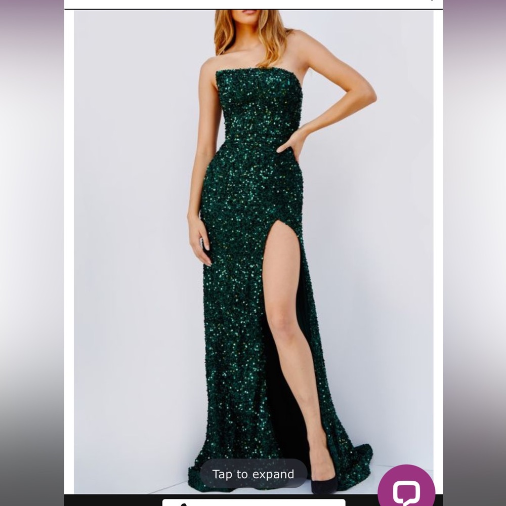 JOVANI Strapless Prom Dress - Picture 9 of 10